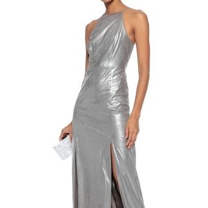 Halston Silver Gown